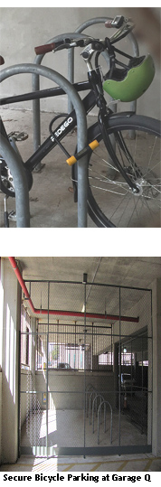 Secure Bicycle Parking at Garage Q
